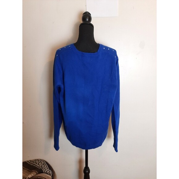 Ugly Christmas Sweater Women XL Beer Snowman Novelty Unisex Funny Sequined - Picture 6 of 9